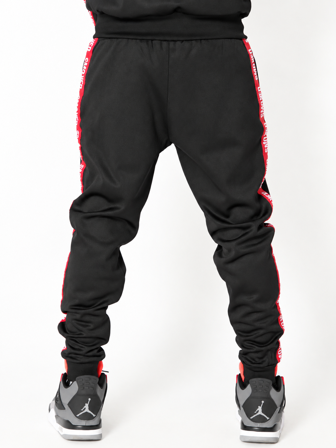 Smoked Blackout Tapered Hooded Tracksuit
