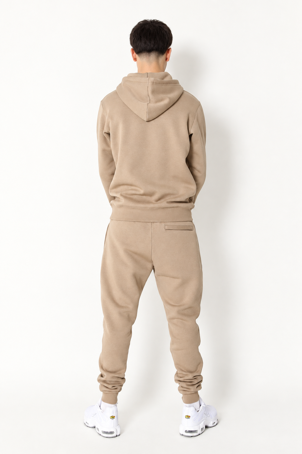 Smoked Beige Essential Pullover Hoodie