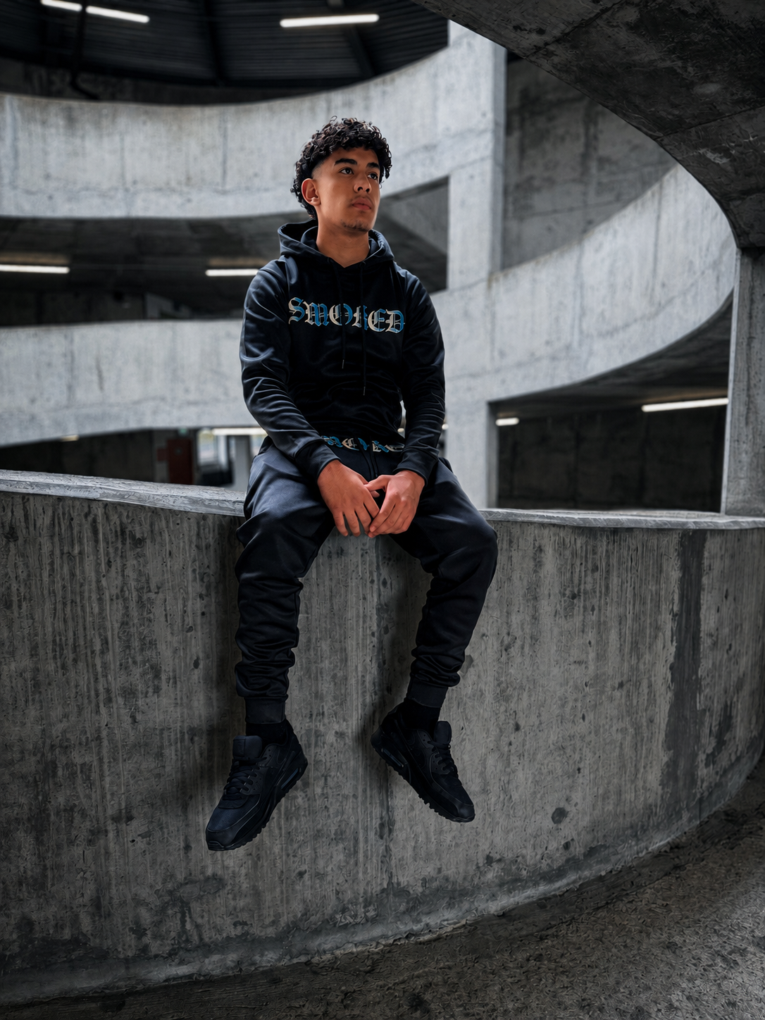 Smoked Gradient Tapered Tracksuit