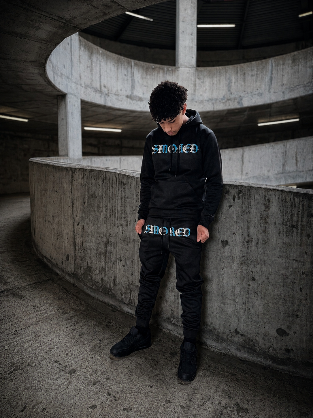 Smoked Gradient Tapered Tracksuit